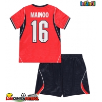 Camisa de Futebol Inglaterra Kobbie Mainoo #16 Equipamento Secundário Infantil Mundo 2026 Manga Curta (+ Calças curtas)
